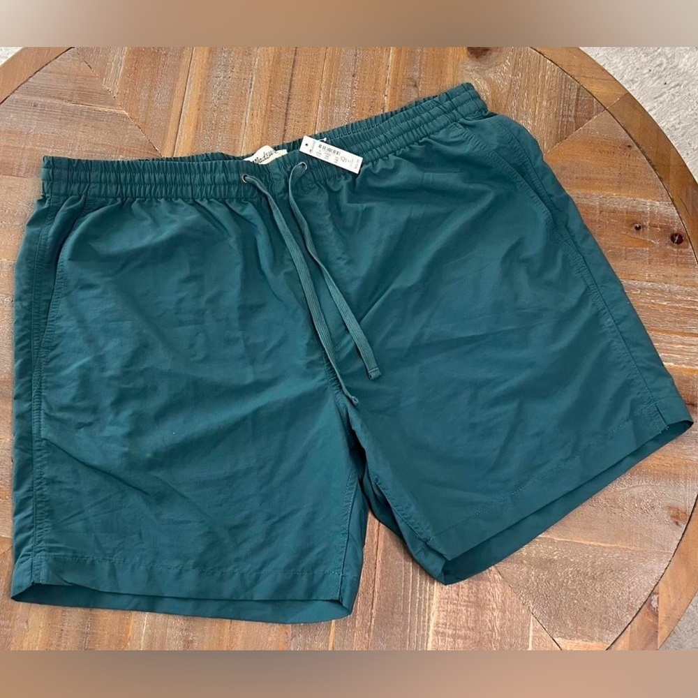Madewell Teal Elastic Waist‎ Shorts for men size XL
